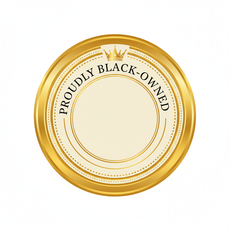 Proudly Black-Owned Luxury Badge